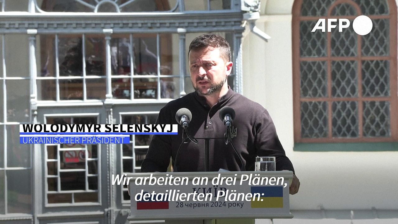 Selenskyj: Wir arbeiten an einem umfassenden Friedensplan