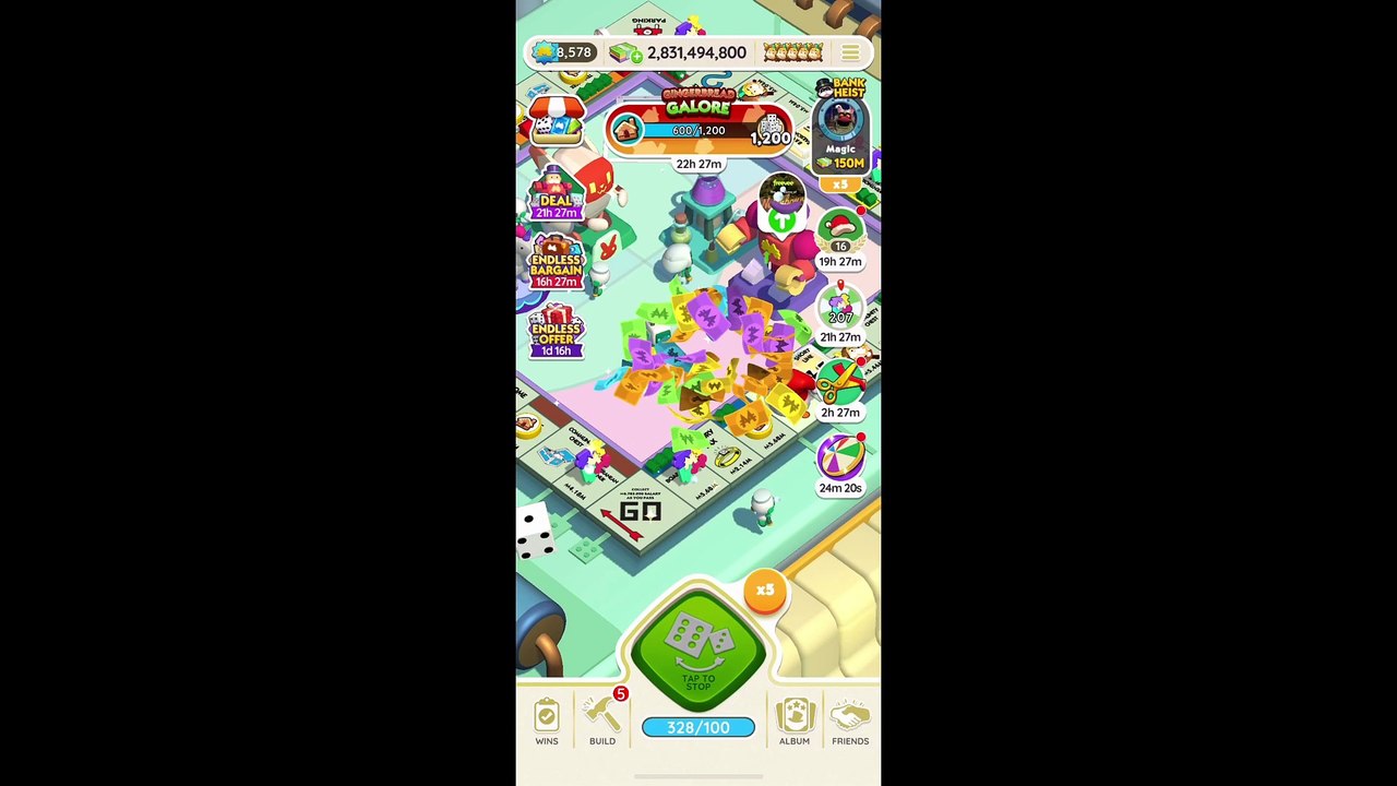 [Miniriceto]Game Play _ Monopoly Go! Day 284