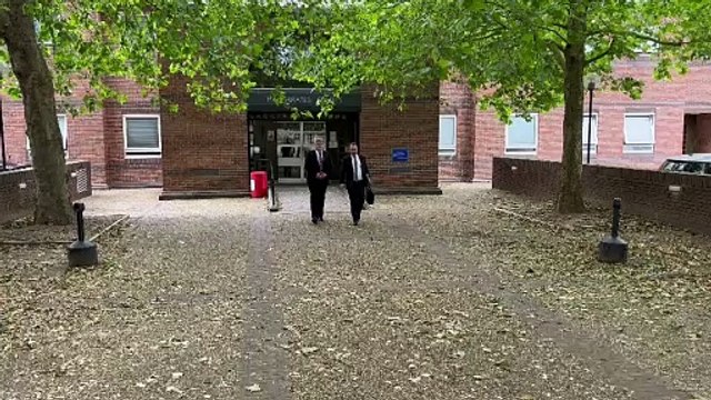 Former King's Lynn's Howard Junior School head teacher Greg Hill leaves Norwich Magistrates' Court as harassment trial continues