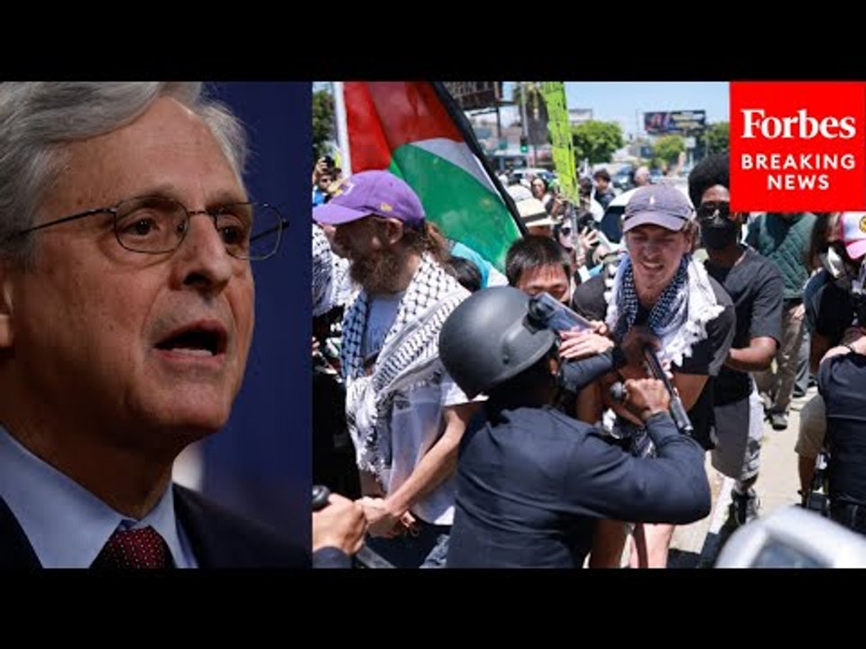 'We Will Hold Them Accountable': Merrick Garland Reacts To Antisemitic Protest Outside LA Synagogue