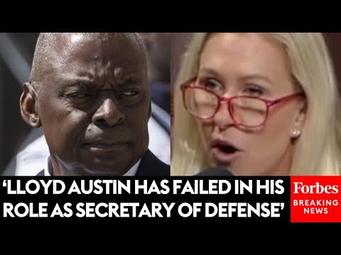 JUST IN: Marjorie Taylor Greene Introduces Bill To Cut Defense Secretary Lloyd Austin's Salary To $1