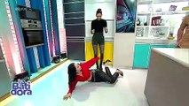 El divertido momento en que Moira y Kerley hacen un trend de TikTok