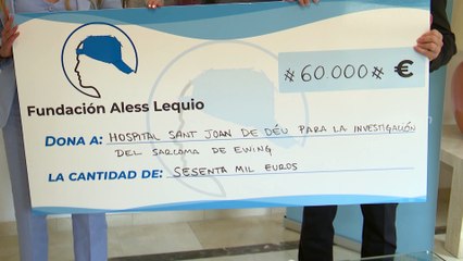 La Fundación Aless Lequio dona 60.000 euros para investigar el Sarcoma de Ewing