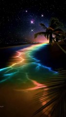 beautiful scenery in the evening atmosphere