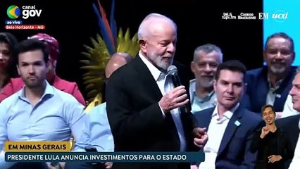 Em Minas, Lula diz ter saudade de torresmo e tropeiro