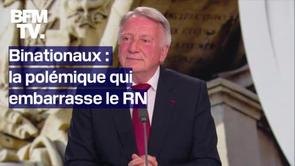 Ministres binationaux: la polémique provoquée par les propos du député sortant, Roger Chudeau, embarrasse le RN