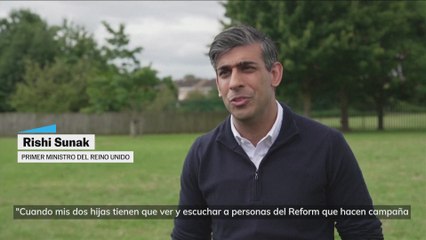 Sunak responde a las ofensas del electorado de Nigel Farage: "Me enfada y me duele"