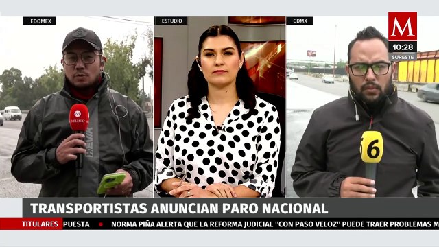 Transportistas anuncian paro nacional; México-Pachuca y México-Puebla permanecen con flujo normal