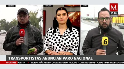 Transportistas anuncian paro nacional; México-Pachuca y México-Puebla permanecen con flujo normal