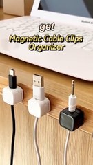 6-Pack Magnetic Cable Clips Organizer