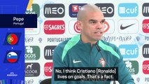 Pepe hails 'incredible' Ronaldo