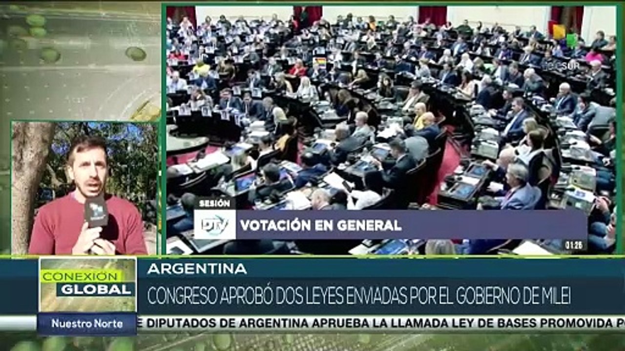 ¡Argentinos en problemas! Congreso aprueba Ley de Bases