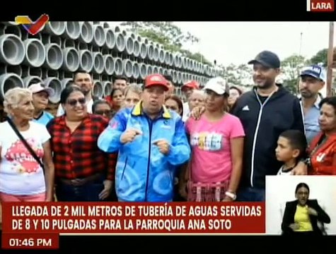 Lara | 2 mil metros de tubería de colectores de aguas servidas serán colocadas en la pqa. Ana Soto
