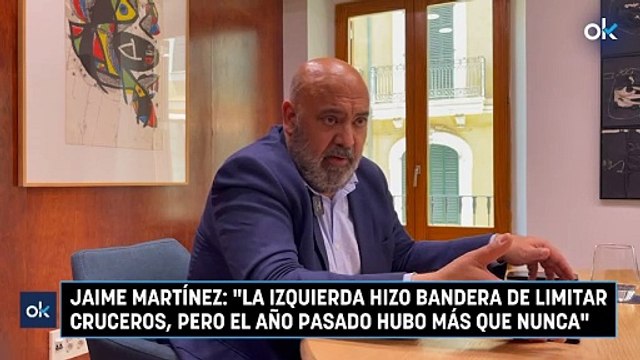 Jaime Martínez: La izquierda hizo bandera de limitar cruceros, pero el año pasado hubo más que nunca