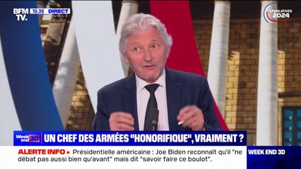 Dominique Rousseau, juriste: "Le président de la République, chef des armées, n'est pas un titre honorifique, il a un pouvoir réel"