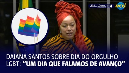 Daiana Santos sobre dia do orgulho LGBTQIA+: "Alegria de poder dizer quem si é"