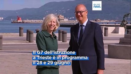 下载视频: G7 Istruzione a Trieste, Valditara: fondamentale la ricostruzione delle scuole in Ucraina