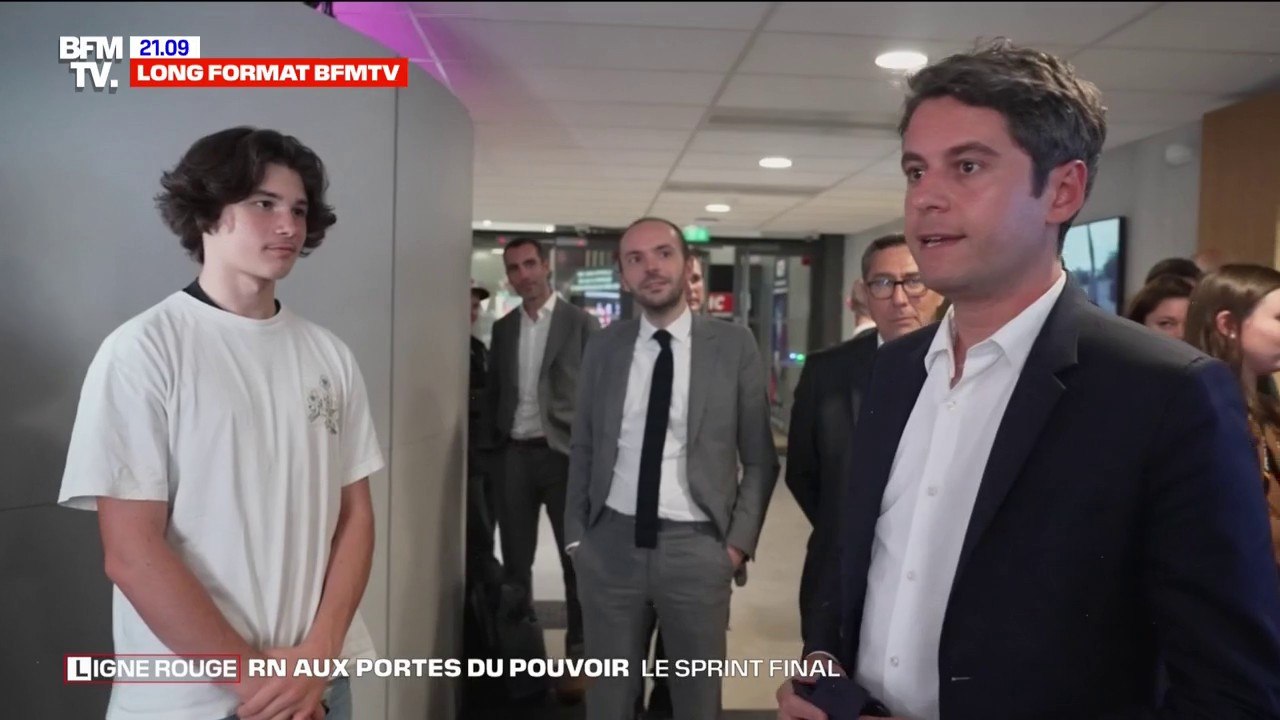 LIGNE ROUGE - Gabriel Attal en première ligne pour la campagne d'Ensemble