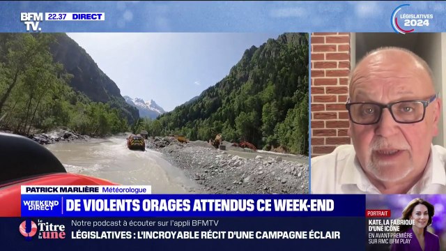 Orages, crues: On va être confrontés à ce type de phénomènes de plus en plus fréquemment , affirme Patrick Marlière, météorologue