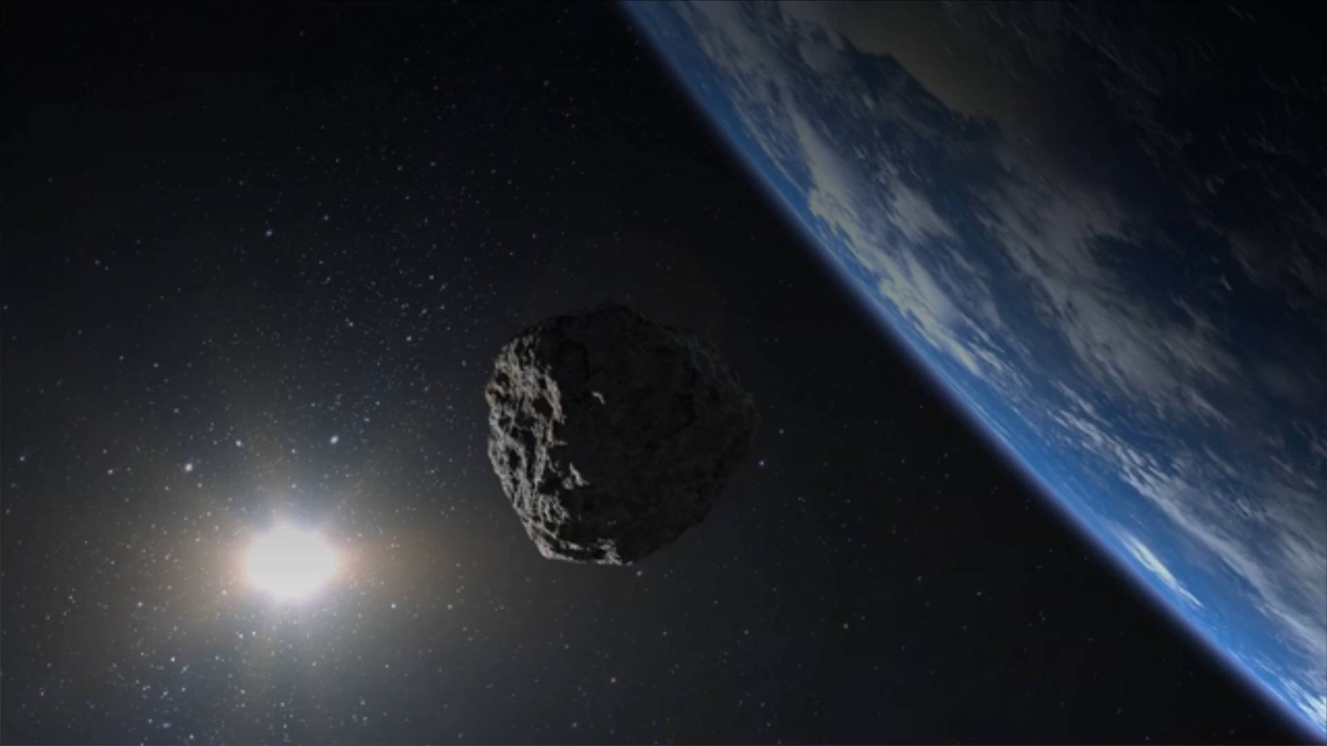 Recently Spotted Asteroid Set for Near Miss With Earth, image size:1920x1080