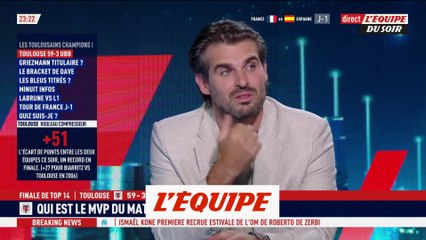 Antoine Dupont élu homme du match de la finale de Top 14 contre l'UBB - Rugby - Top 14