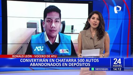 ATU anuncia plan de chatarreo de 500 autos abandonados en depósitos