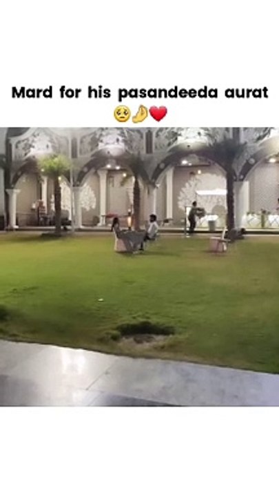 When man is in love