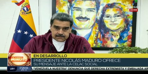 下载视频: Presidente Nicolás Maduro ofrece su mensaje ante la CELAC social