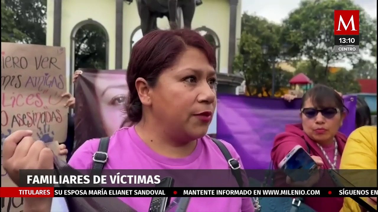 Familiares y amigas exigen justicia por el feminicidio de Jaqueline en Lerma, Edomex