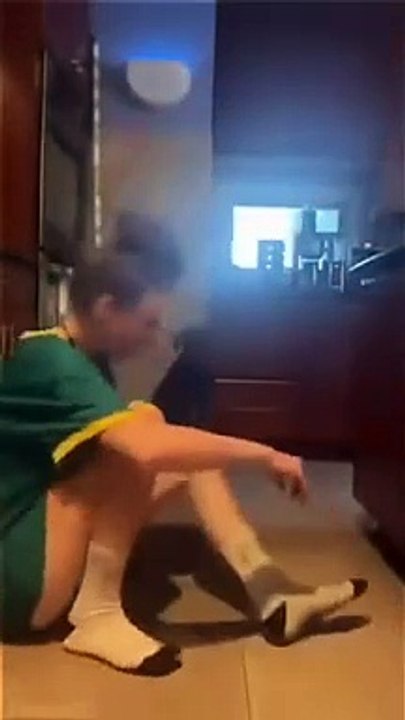 Trying not to laugh!