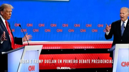 Biden e Trump duelam em primeiro debate presidencial
