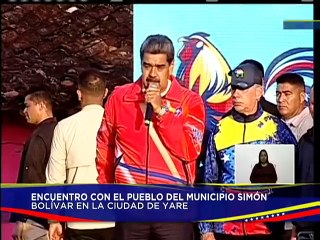 Pueblo del mcpio. Simón Bolívar del estado Miranda expresó su apoyo al Pdte. Nicolás Maduro