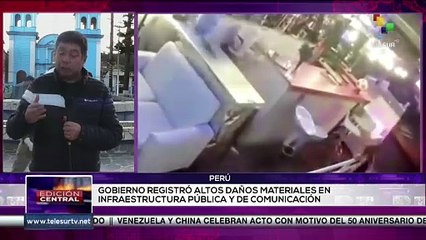 En Perú 14 Civiles resultaron heridos tras fuerte sismo de magnitud 7