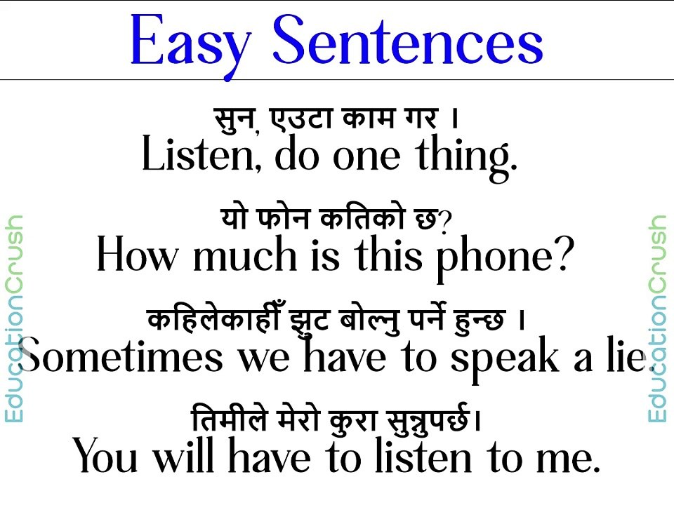 How to start English from beginning in Nepal Fluent Speaking Practice with Nepali Meanings बेसिक बाट