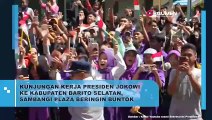 Presiden Jokowi Sambangi Plaza Beringin Buntok Saat Melakukan Kunjungan Kerja ke Kabupaten Barito Selatan