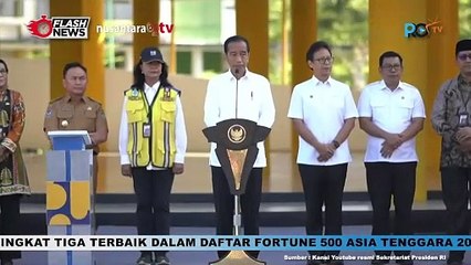 Presiden Jokowi Resmikan Sarana Pembangunan Pendidikan di Kalimantan Tengah