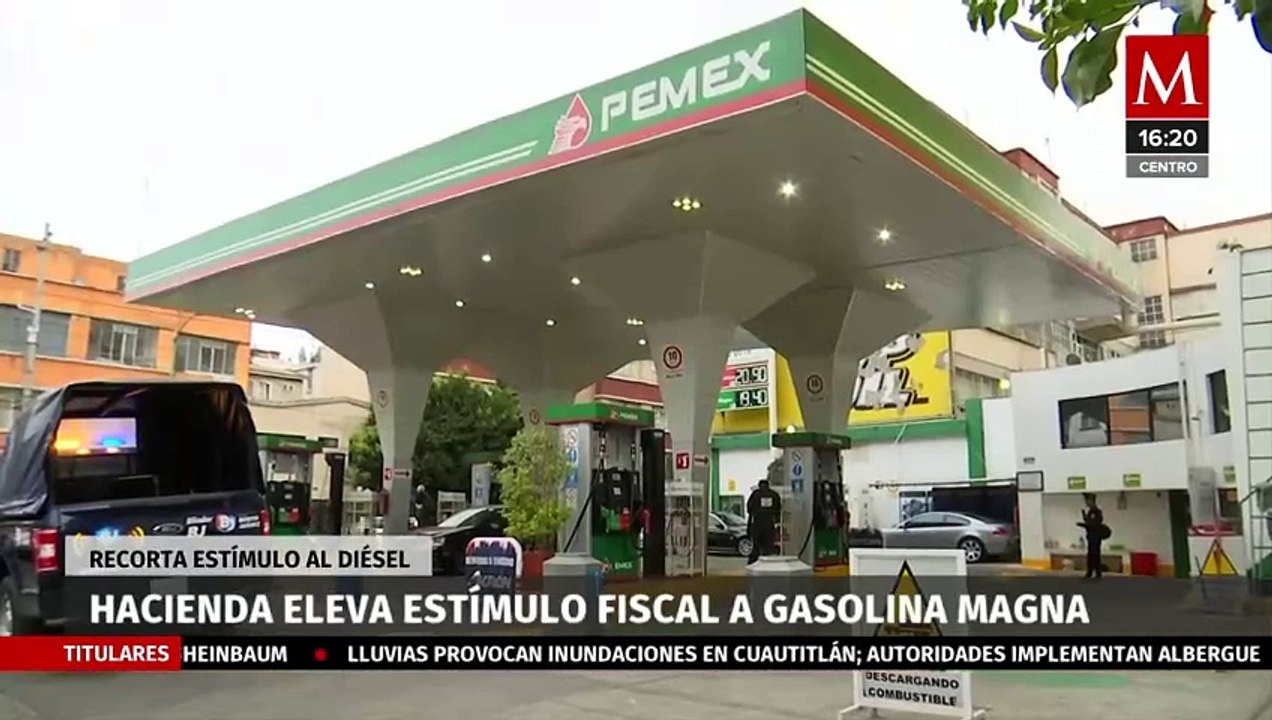 Hacienda eleva el estímulo de la gasolina Magna, pero ‘recorta’ estímulo al diésel