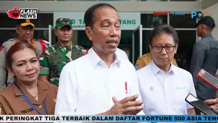 PRESIDEN JOKOWI TINJAU KESIAPAN RSUD TAMIANG LAYANG TERIMA PERALATAN MEDIS  MODERN