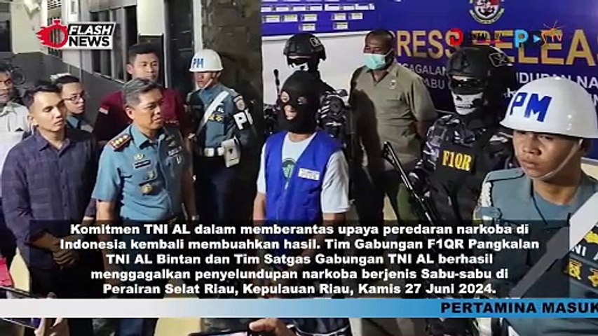 TNI AL Gagalkan Penyelundupan Sabu-sabu di Bintan Riau