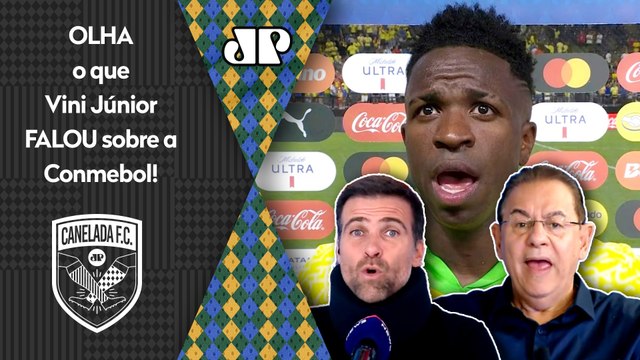 O Vinicius Júnior DEU UMA PORRADA na Conmebol, cara! ISSO QUE ELE FALOU... ENTREVISTA na Seleção!