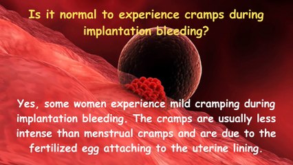 Implantation bleeding