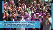 KUNJUNGAN KERJA PRESIDEN JOKOWI KE KABUPATEN BARITO SELATAN