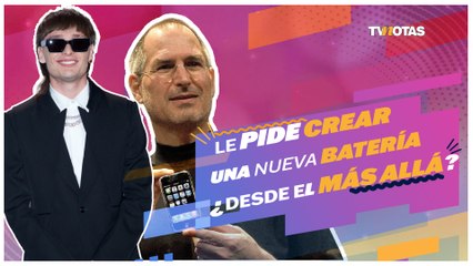 Peso Pluma olvida que Steve Jobs está muerto