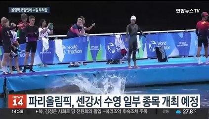 올림픽 한 달도 안 남았는데…센강 수질 '부적합'