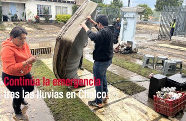 Suman 650 casas afectadas y una persona fallecida tras lluvias en Chalco