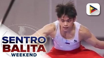 Download Video: Filipino gymnast Carlos Yulo, nagtungo ng France bilang paghahanda sa Paris Olympics