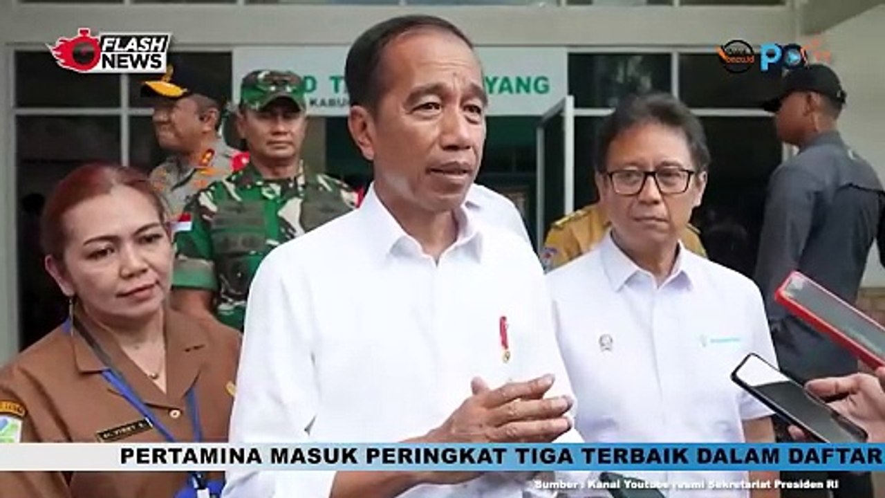 Presiden Jokowi Tinjau Kesiapan RSUD Tamiang Layang Kaltim