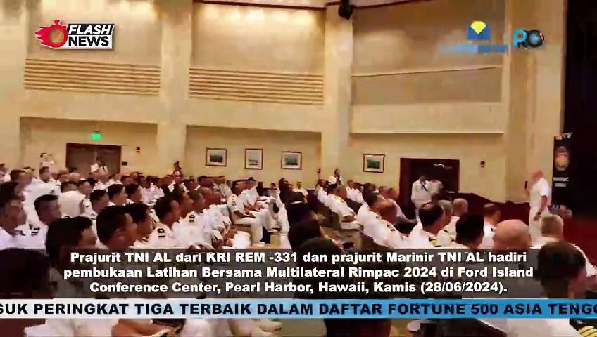 Satgas Latma Rimpac 2024 TNI AL di Hawaii