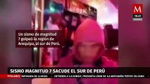 Un intenso sismo de siete grados sacude en el sur de Perú