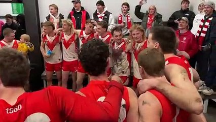 Ballarat Swans sing song after win over Sunbury